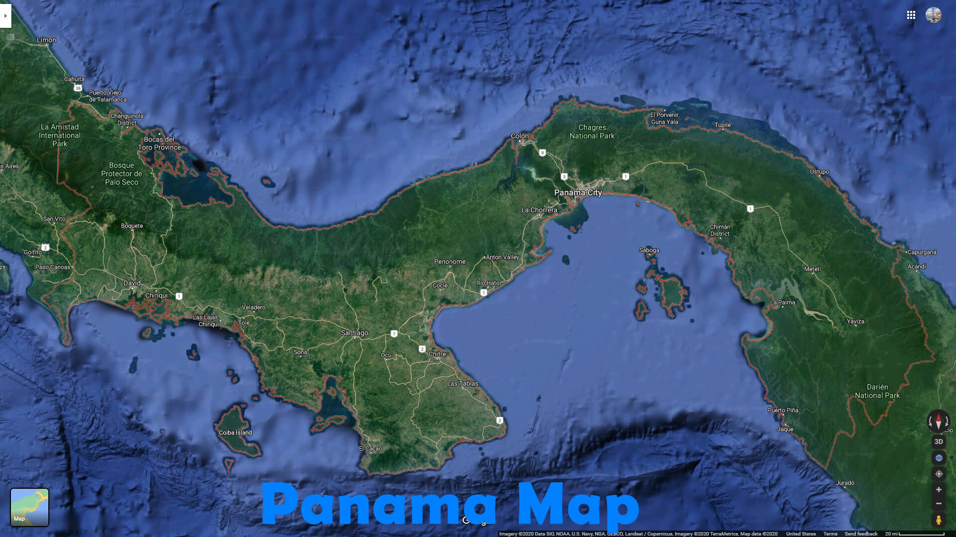 Panama Principal Maps
